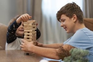 ndoor playground kids active play,children group play social skills