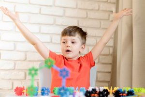 Confident preschool child
