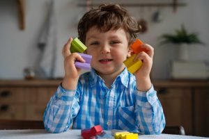 Children learning together
